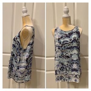 Kenar sleeveless long tunic/tank sz L